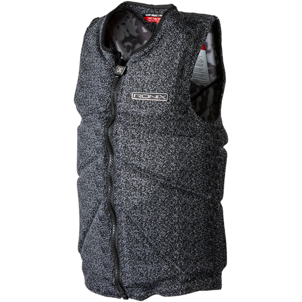 2026 Ronix One Impact Vest R26V-IMP-ON.1 - Engineered Mesh Black / Ash
